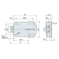 Wittkopp 4310-0023 Optima 2648 Trezorový zámek na klíč