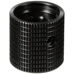 TRU COMPONENTS TC-11613844 otočný knoflík s označením černá (Ø x v) 17 mm x 17 mm hliník 1 ks