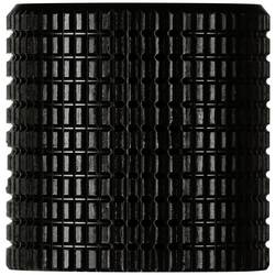 TRU COMPONENTS TC-11613844 otočný knoflík s označením černá (Ø x v) 17 mm x 17 mm hliník 1 ks