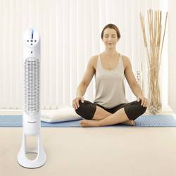 Honeywell HYF260E4 sloupový ventilátor 23 W (Ø x v) 25 cm x 1020 mm bílá LED displej, stmívatelný, s dálkovým ovládáním, otočný, s časovačem