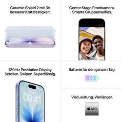 Apple iPhone 17 iPhone 256 GB, 16 cm (6.3 palec), levandulová, iOS 26, dual SIM