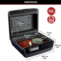 Master Lock P56069 CHW30300EURHRO protipožární trezor nehořlavé na heslo