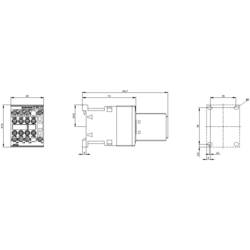 Siemens 3RT2017-1BB44-3MA0 stykač 3 spínací kontakty 690 V/AC 1 ks
