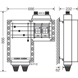 Hensel 20001501 20001501 rozvodná skříň Obsah 1 ks