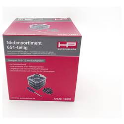 HP Autozubehör 14651 sada příchytek, typ Push (d x š) 17 cm x 17 cm