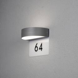 Konstsmide Monza 7855-370 venkovní nástěnné LED osvětlení Energetická třída (EEK2021): G (A - G) 9 W antracitová