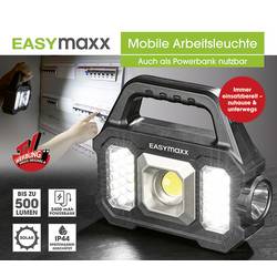 easymaxx 12899 LED, COB LED pracovní osvětlení napájeno akumulátorem, solární napájení