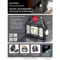 easymaxx 12899 LED, COB LED pracovní osvětlení napájeno akumulátorem, solární napájení