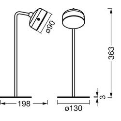 OSRAM HOMELIGHTING DECOR HELPER GADGET 830 USB Black 4058075849242 nástěnné světlo 1.80 W černá