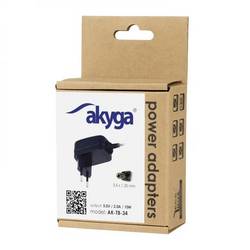 Akyga AK-TB-34 zásuvkový napájecí adaptér, stálé napětí, 5 V, 2 A
