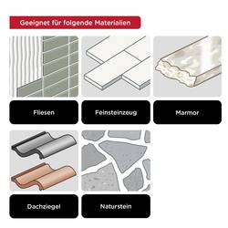 kwb 499900 sada děrovacích pil 8dílná 4 mm, 5 mm, 6 mm, 7 mm, 8 mm, 10 mm, 12 mm diamantová vrstva 8 ks