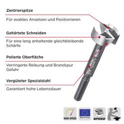 kwb 706318 Foersterův vrták, čelní fréza 18 mm 1 ks
