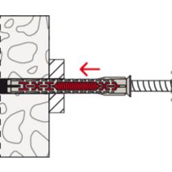 Fischer 562149 DuoXpand T hmoždinka s dlouhým dříkem 80 mm 8 mm 50 ks