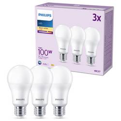 Philips 8719514451391 LED Energetická třída (EEK2021) E (A - G) E27 13 W = 100 W teplá bílá 3 ks