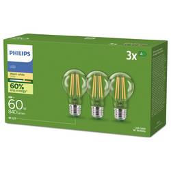 Philips 8720169283886 LED Energetická třída (EEK2021) A (A - G) E27 4 W = 60 W teplá bílá 3 ks