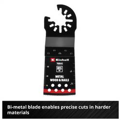 Einhell 708103 Multit.-Set Holz/Metal 3tlg SB HCS , Bimetal sada multifunkčního nářadí 1 ks