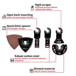 Einhell 708117 17-tlg SB bimetalový sada multifunkčního nářadí 1 ks