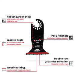 Einhell 708036 HCS Japanz., 65mm HCS ponorný pilový list 65 mm 1 ks
