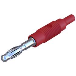 Hirschmann Test & Measurement MZS 4 přechodový konektor zástrčka 4 mm - zásuvka 2 mm červená 1 ks