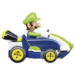 Carrera 370430033 CARRERA - 2.4GHz Mario Kart Mini RC - Luigi Paperbox 1:50 RC model auta elektrický závodní auto vč. akumulátorů a kabelu k nabíjení