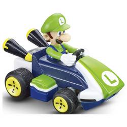 Carrera 370430033 CARRERA - 2.4GHz Mario Kart Mini RC - Luigi Paperbox 1:50 RC model auta elektrický závodní auto vč. akumulátorů a kabelu k nabíjení