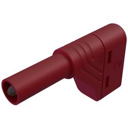 Hirschmann Test & Measurement LAS S W bezpečnostní lamelová zástrčka zástrčka, zahnutá Ø pin: 4 mm červená 1 ks