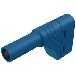 Hirschmann Test & Measurement LAS S W bezpečnostní lamelová zástrčka zástrčka, zahnutá Ø pin: 4 mm modrá 1 ks
