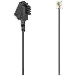 Hama telefonní kabel [1x telefonní zástrčka TAE-F - 1x RJ11 zástrčka 6p4c] 3 m černá