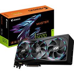 Gigabyte grafická karta Nvidia GeForce RTX 5070 AORUS GeForce RTX 5070 MASTER 12G 12 GB GDDR7 RAM PCIe x16 HDMI® 2.1, DisplayPort 2.1