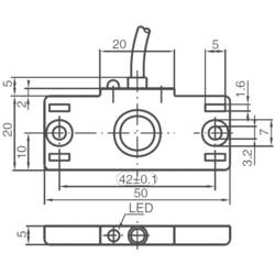 Pepperl+Fuchs kapacitní senzor přiblížení CBN5-F46-E2 051974 50 x 20 mm nezarovnaná PNP