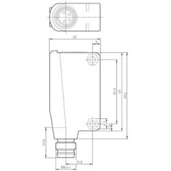 Pepperl+Fuchs M100/MV100-RT/76a/95/103 jednocestná světelná závora, M100/MV100-RT/76a/95/103, spínání za světla, spínání za tmy, přepínač, 10 - 30 V/DC, 1 ks