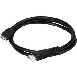 club3D HDMI kabel Zástrčka HDMI Mini-C, Zástrčka HDMI-A 1.00 m černá CAC-1350 4K UHD HDMI kabel