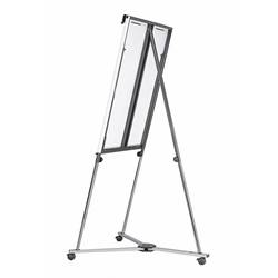 magnetoplan pojízdná konstrukce pro flipchart (d x š x v) 680 x 190 x 110 mm stříbrná 12270100