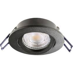Deko Light Samsola, rund, Schwarz 110043 stropní lampa GU10 černá (matná)