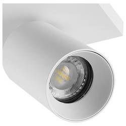 Deko Light 348249 Can Tilt eckig, 3x 7,5 W GU10, Weiß Stropní svítidlo GU10 7.5 W bílá