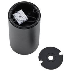 Deko Light 348244 Can IP44, 1x 7,5 W GU10, Schwarz Stropní svítidlo GU10 7.5 W černá