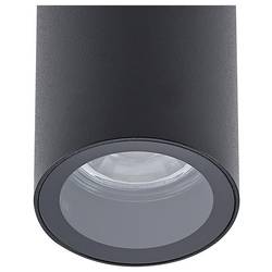 Deko Light 348244 Can IP44, 1x 7,5 W GU10, Schwarz Stropní svítidlo GU10 7.5 W černá