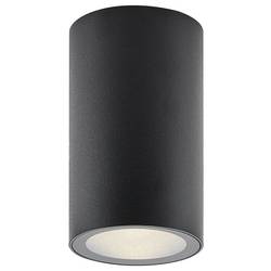 Deko Light 348244 Can IP44, 1x 7,5 W GU10, Schwarz Stropní svítidlo GU10 7.5 W černá