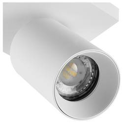 Deko Light 348245 Can Tilt eckig, 1x 7,5 W GU10, Weiß Stropní svítidlo GU10 7.5 W bílá
