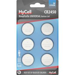 HyCell knoflíkový článek CR 2450 3 V 6 ks lithiová 6er Blister Lithium Knopfzellen CR2450