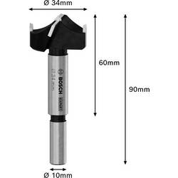 Bosch Accessories 2608901856 Forstnerův vrták, čelní fréza 34 mm 1 ks