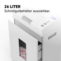 Ideal Office Auto-Feed-Aktenvernichter IDEAL Shredcat 8292 CC 4x10 mm skartovačka 200 listů na kousky 4 x 10 mm P-4 26 l Křížový řez sponky do sešívačky,