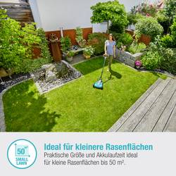 GARDENA 22/18V P4A Ready-To-Use Set akumulátor Akumulátorová sekačka mulčovací funkce, + akumulátor, s nastavením výšky sečení, vč. nabíječky 18 V šířka sekání