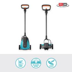 GARDENA 22/18V P4A Ready-To-Use Set akumulátor Akumulátorová sekačka mulčovací funkce, + akumulátor, s nastavením výšky sečení, vč. nabíječky 18 V šířka sekání