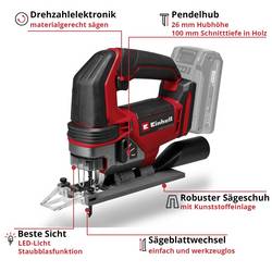 Einhell TE-JS 18/100 Li - Solo akumulátorová přímočará pila , 4321270