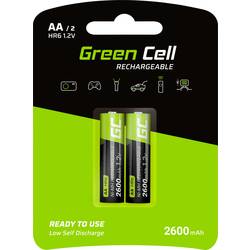 Green Cell HR6 akumulátor AA, Ni-MH, 2600 mAh, 1.2 V, 2 ks