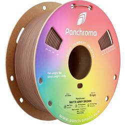 Polymaker CA04009 Panchroma™ Matte vlákno pro 3D tiskárny PLA plast Matná, Nižší obsah plastů 1.75 mm 1000 g Armádní hnědá, hnědá 1 ks