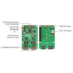 Radxa RA027G3 vývojová deska Vhodné pro (vývojové sady): Rock Pi, Raspberry Pi®