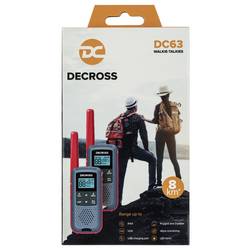 DECROSS DC63 Rot 2er-Set DC6313104302000 PMR radiostanice
