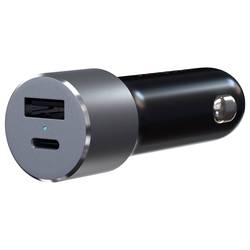 Satechi ST-TCPDCCM nabíjecí adaptér, 1x USB A , 1x USB-C®, 72 W, antracitová
